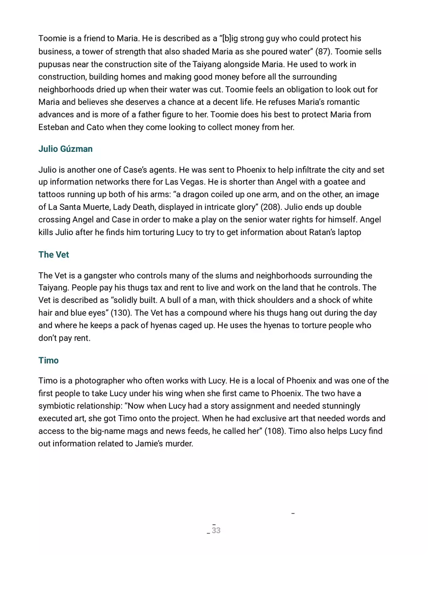 The Water Knife Summary and Analysis Part 3 - Page 10