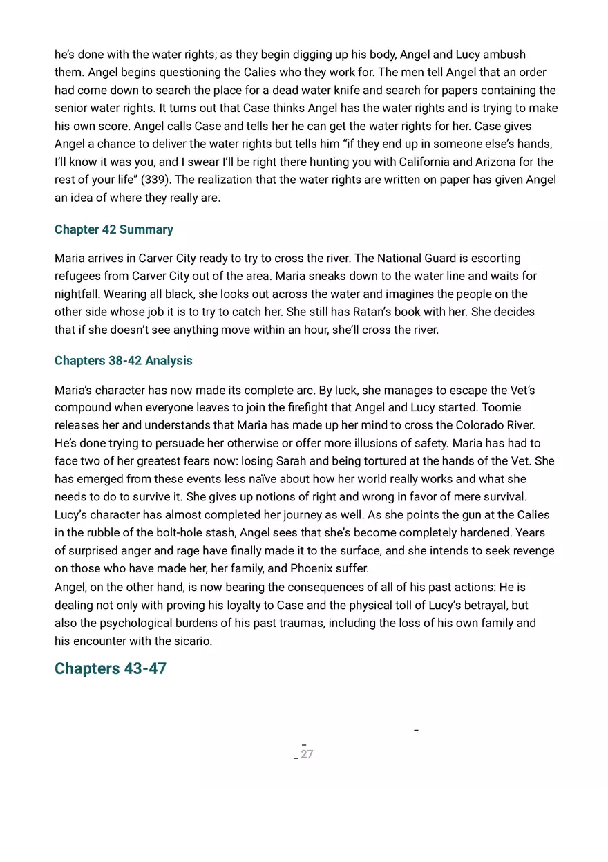 The Water Knife Summary and Analysis Part 3 - Page 4