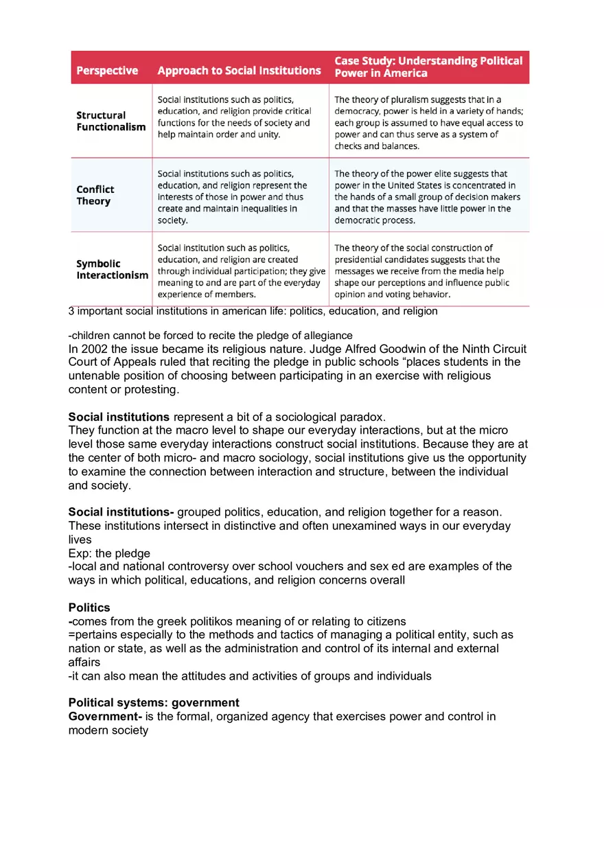 Summary The Real World - an Introduction to Sociology Part 1 - Page 1