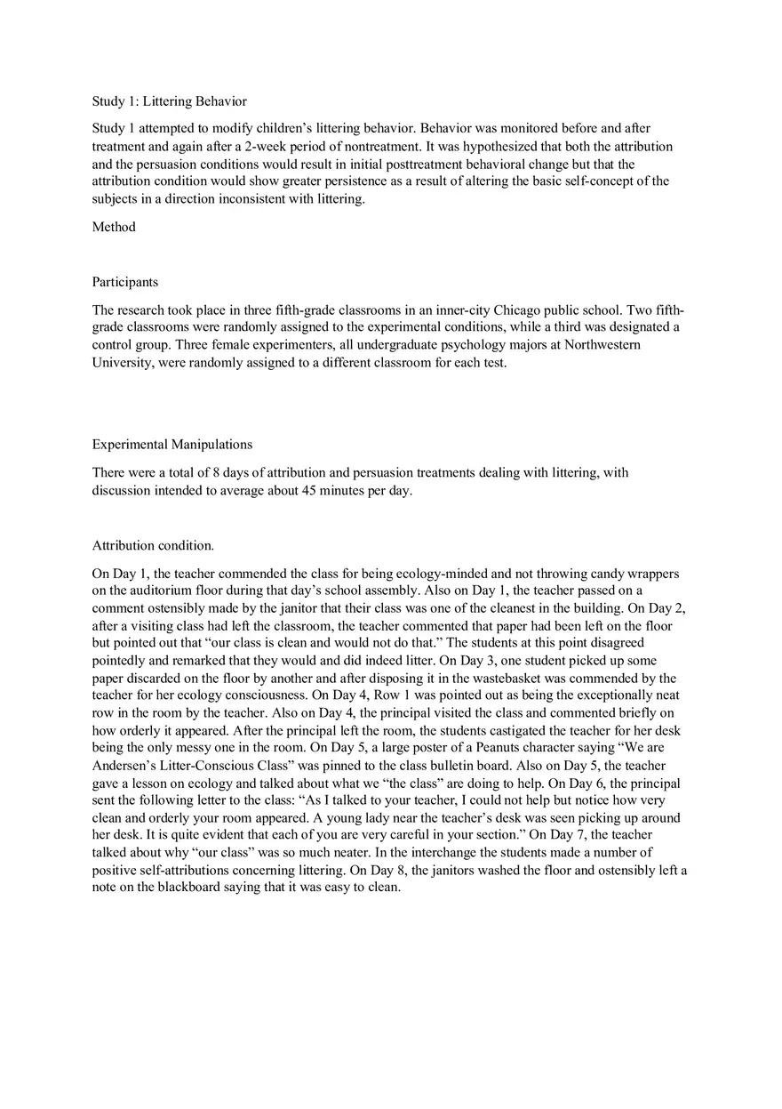 Opinions and Social Pressure - Conformity Study Guide Part 5 - Page 1