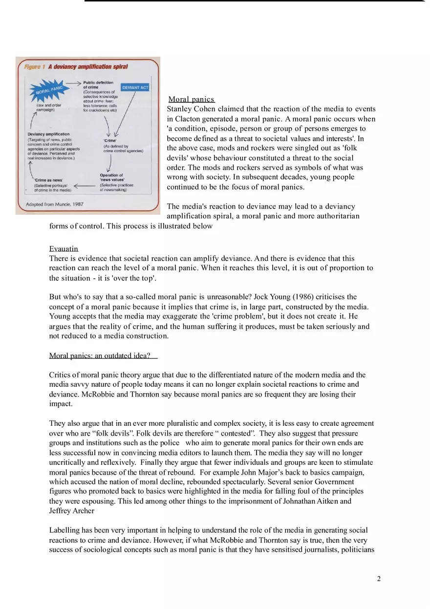 What are the Social Reactions to Crime and Deviance - Page 2