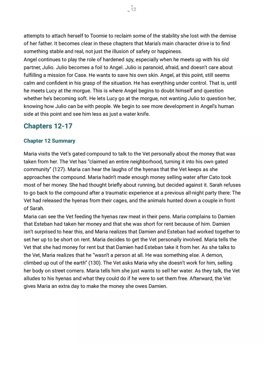 The Water Knife Summary and Analysis Part 1 - Page 10