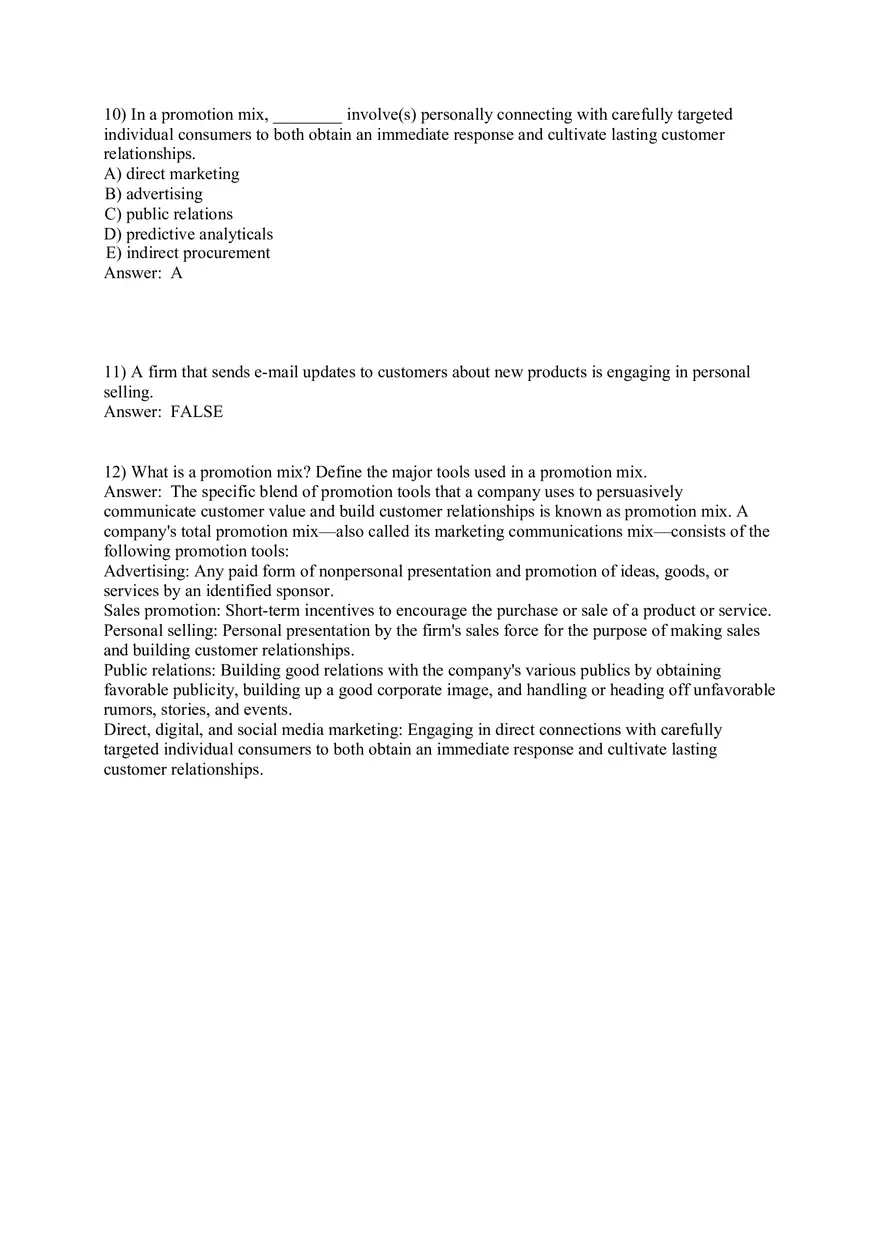 Engaging Consumers and Communicating Customer Value Answers Part 1 - Page 4