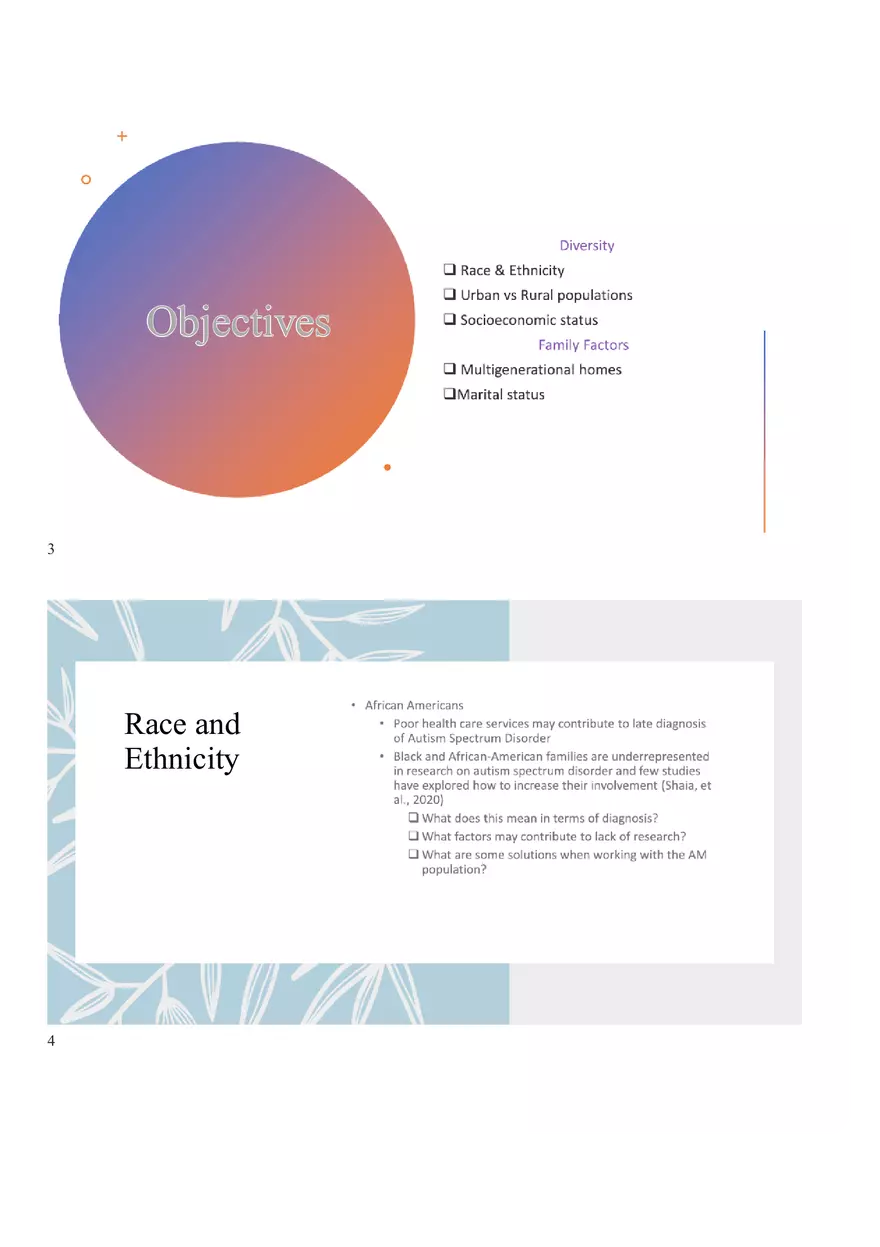 Diversity & Children Diagnosed with ASD - Page 2