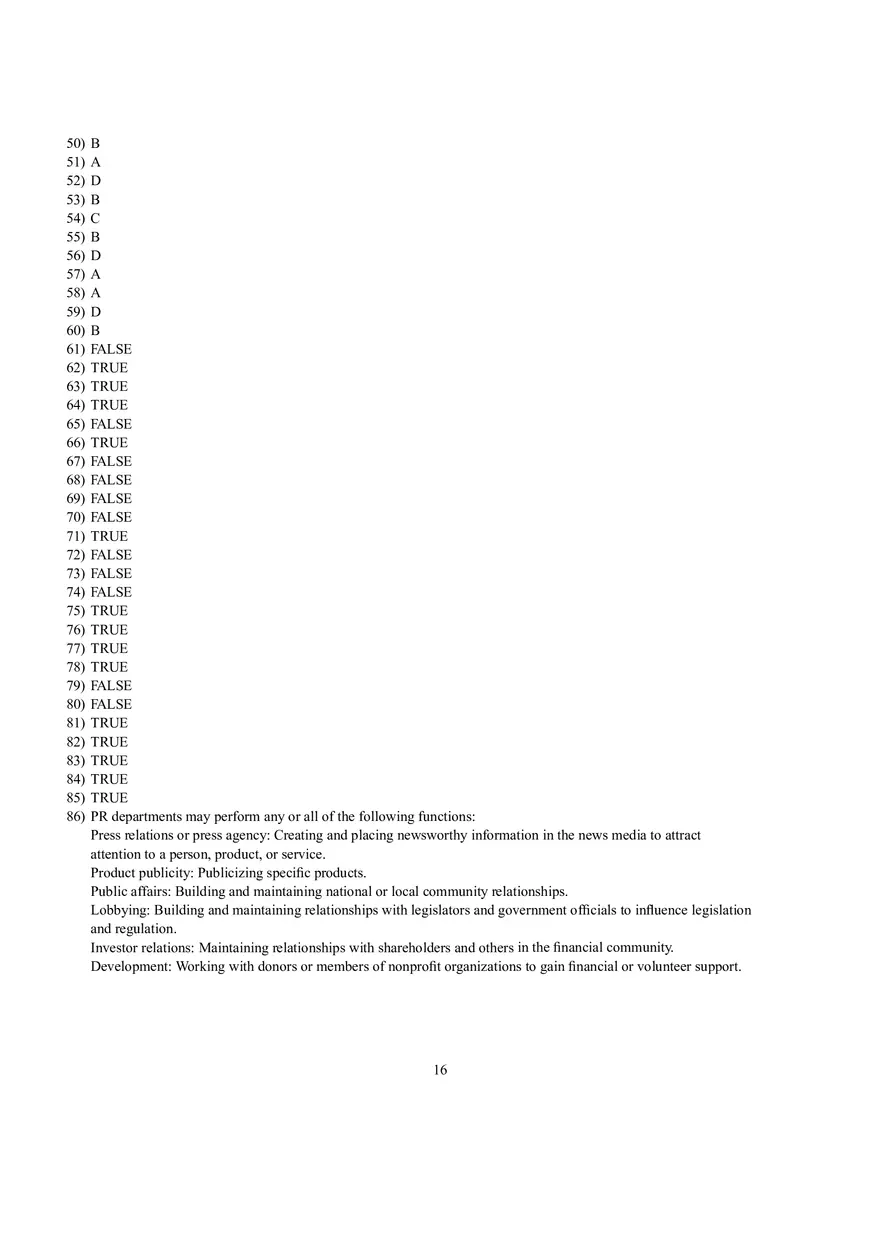 Introduction to Marketing Chapter 12 Test Bank - Page 8