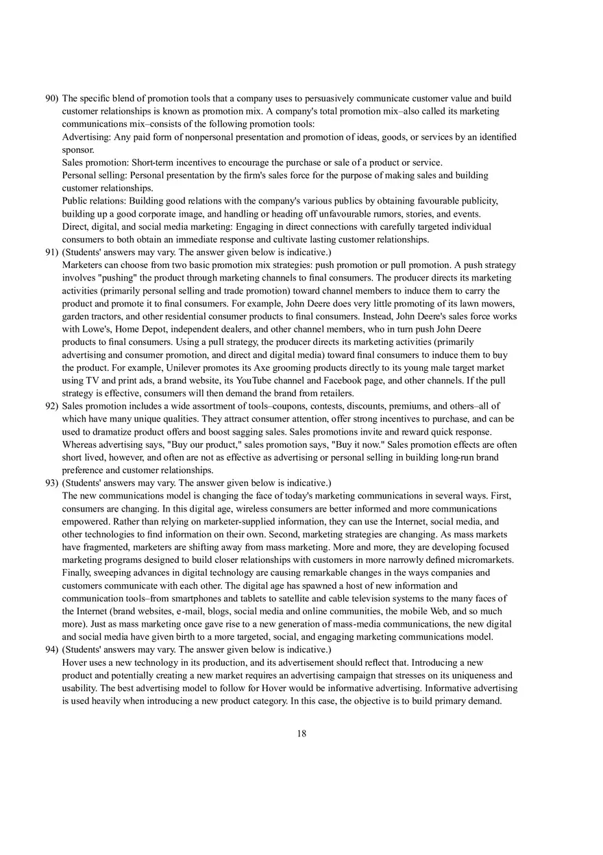 Introduction to Marketing Chapter 12 Test Bank - Page 10