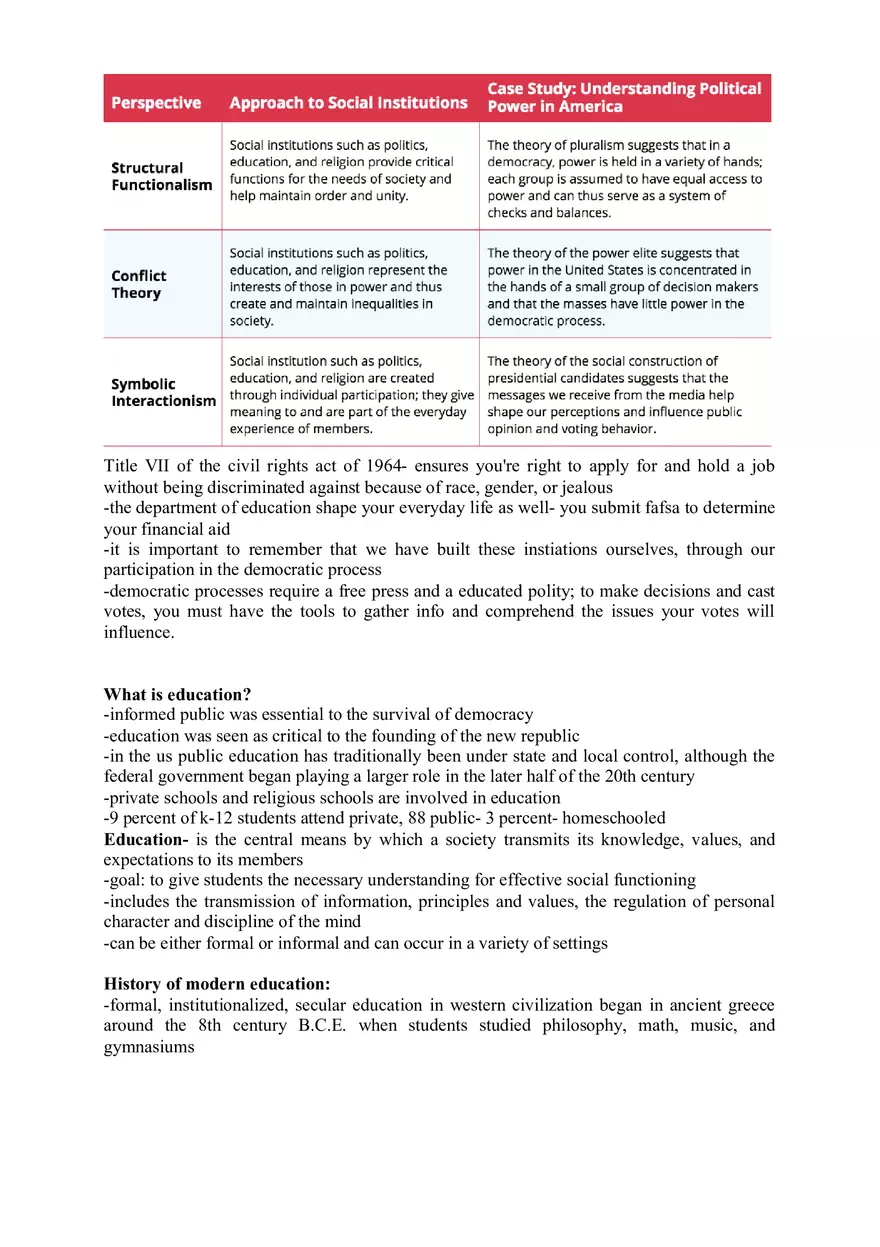 Summary The Real World - an Introduction to Sociology Part 2 - Page 1