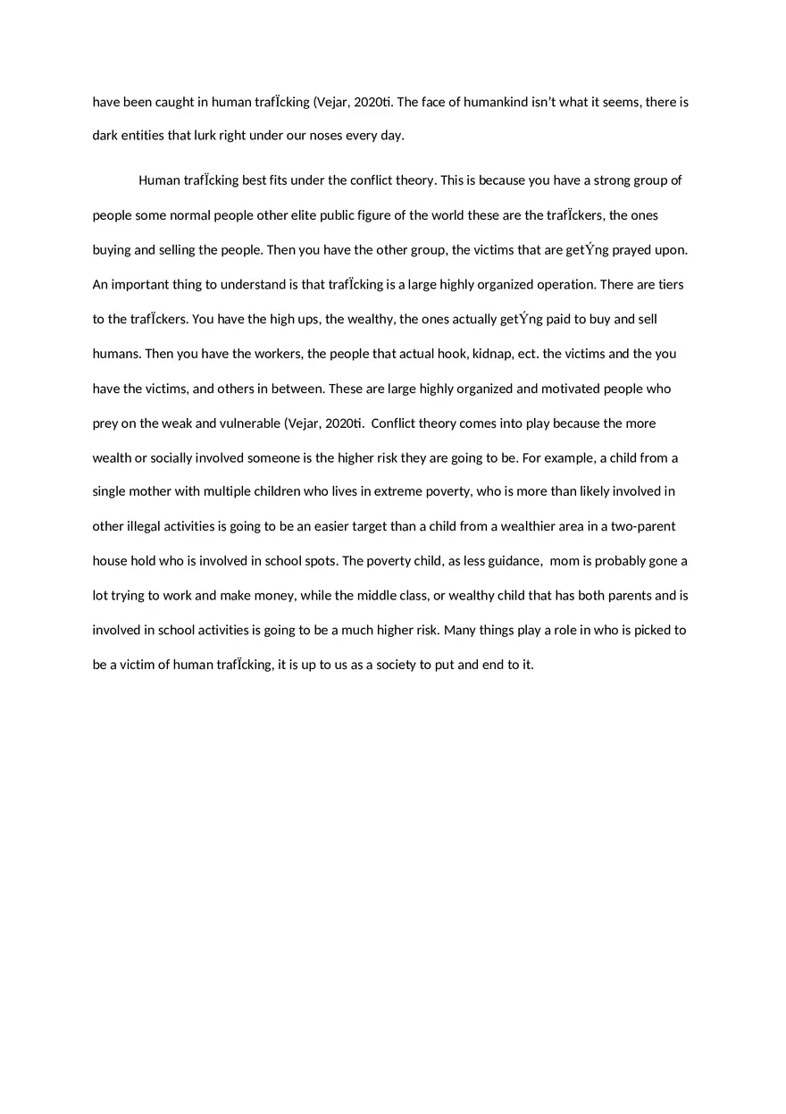 Human Trafficking Essay - Page 2