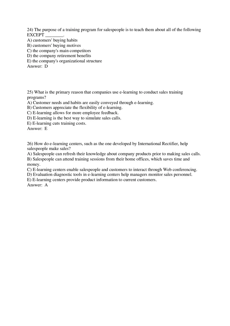 Personal Selling and Sales Promotion with Answers Part 1 - Page 8