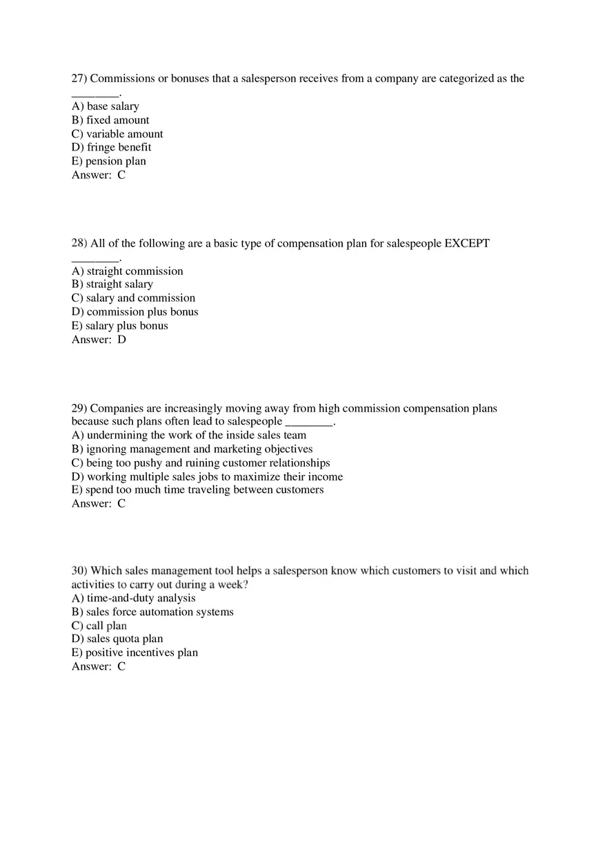 Personal Selling and Sales Promotion with Answers Part 1 - Page 9