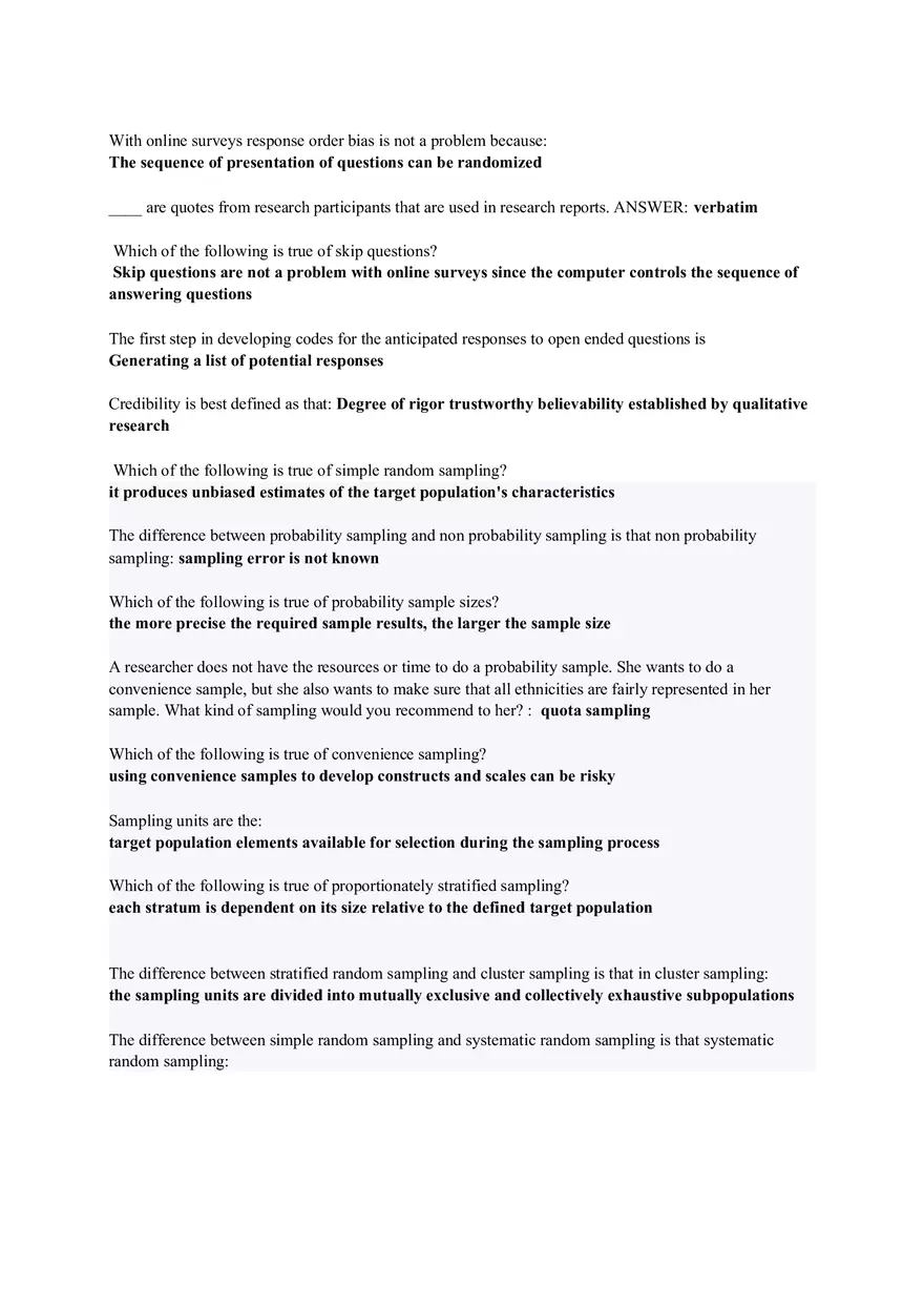 Research Methods and Sampling Techniques in Survey Design - Page 2