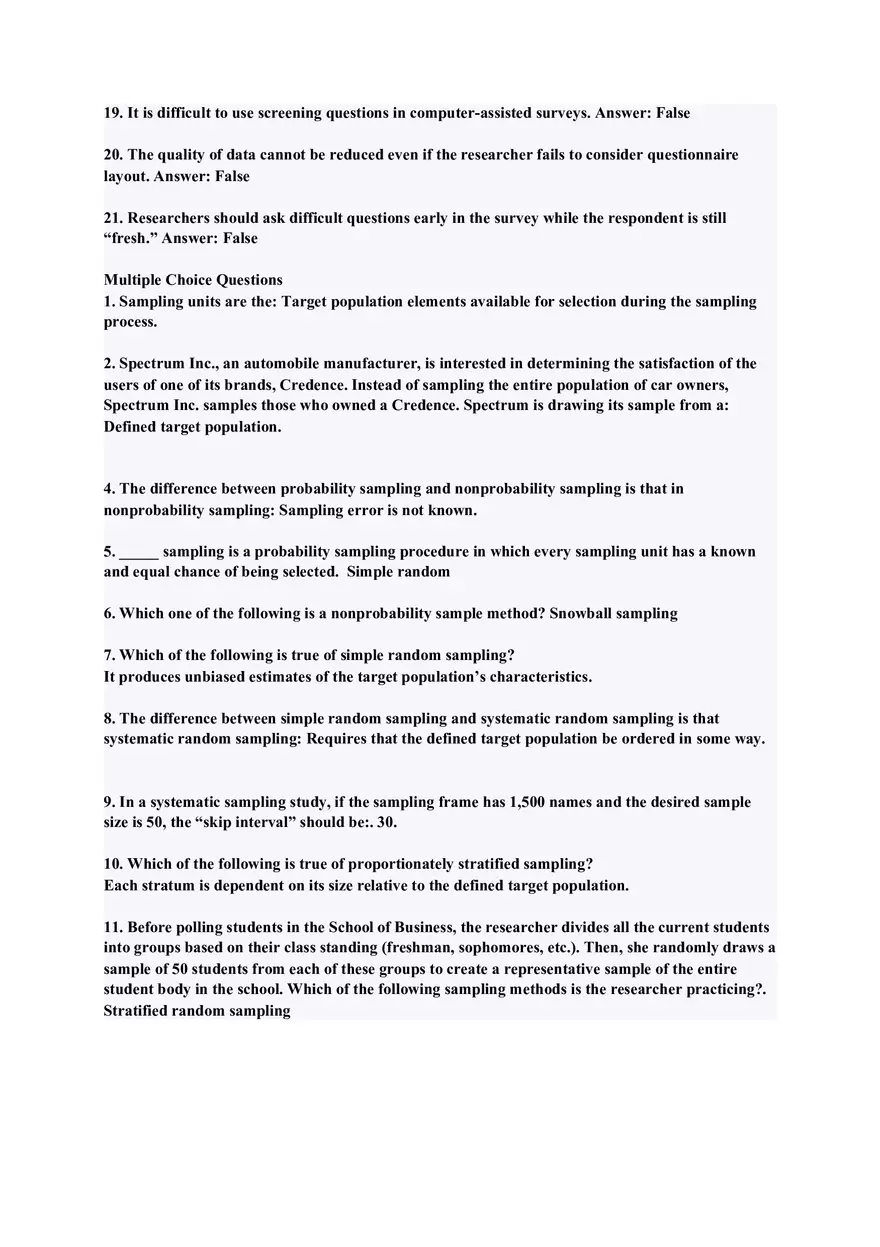 Research Methods and Sampling Techniques in Survey Design - Page 3