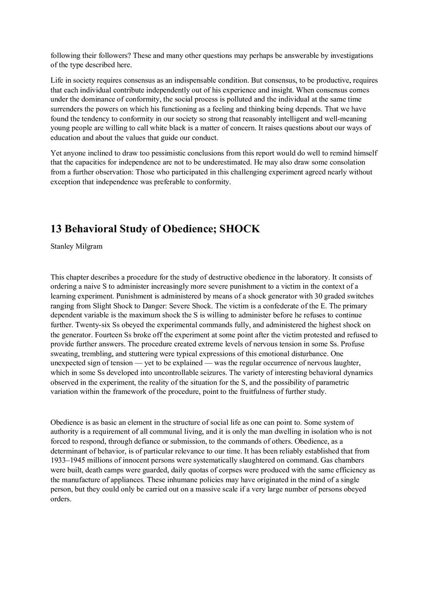 Opinions and Social Pressure - Conformity Study Guide Part 1 - Page 5