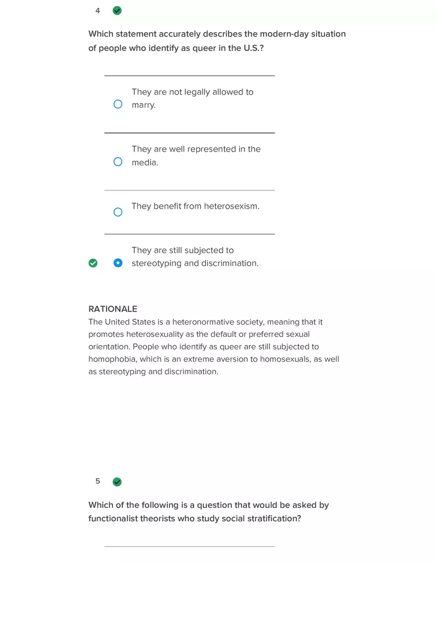Which Statement is True of Social Stratiﬁcation Practice Material - Page 10