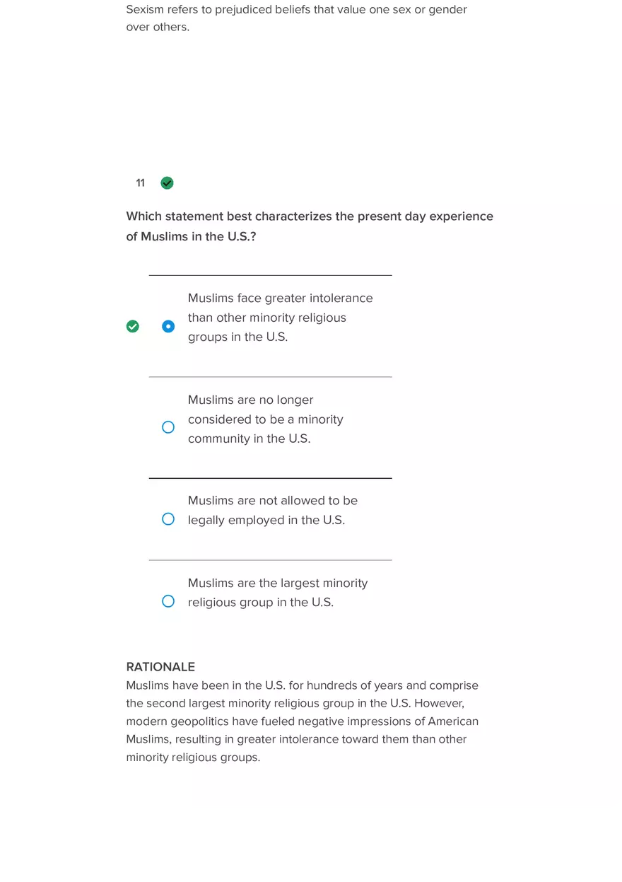 Which Statement is True of Social Stratiﬁcation Practice Material - Page 16