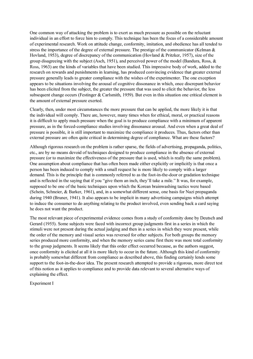 Opinions and Social Pressure - Conformity Study Guide Part 6 - Page 13
