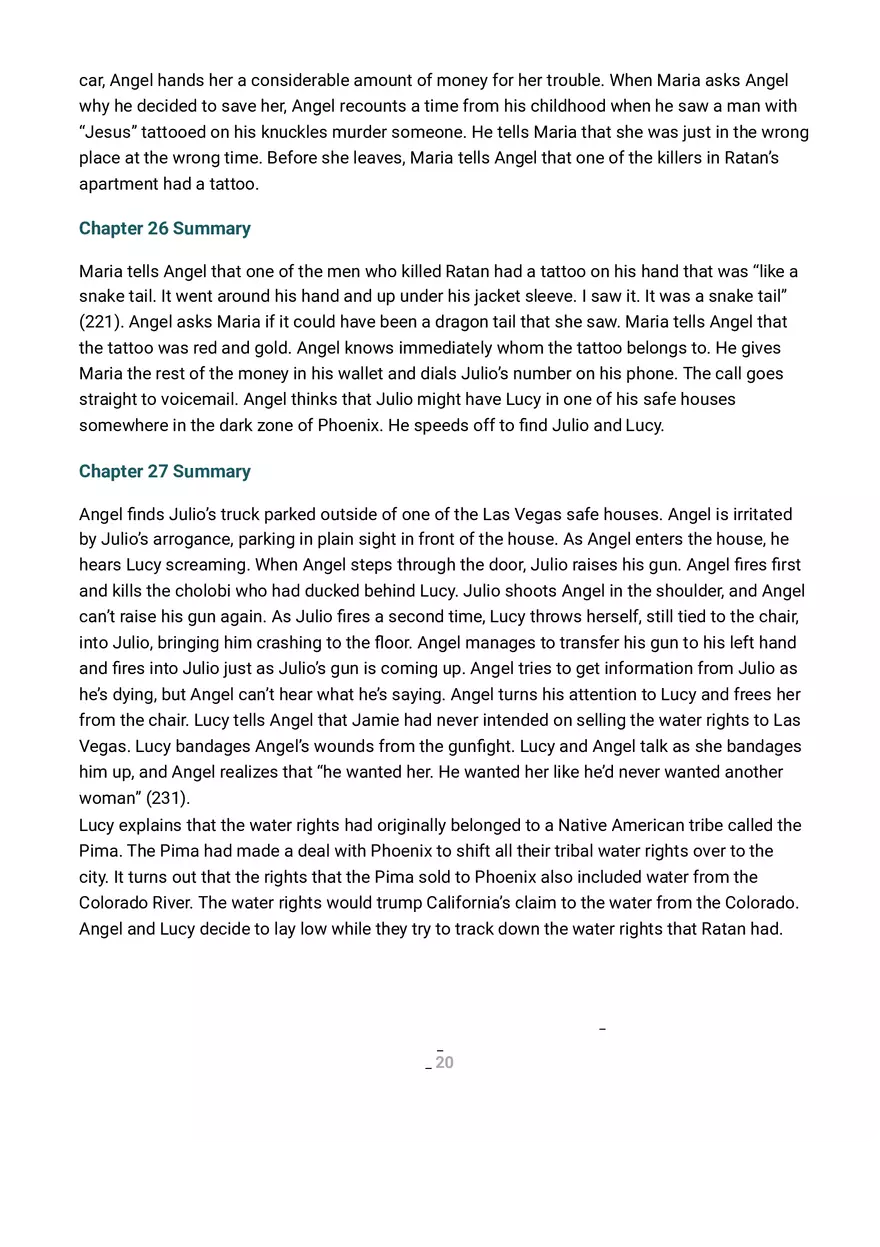 The Water Knife Summary and Analysis Part 2 - Page 7