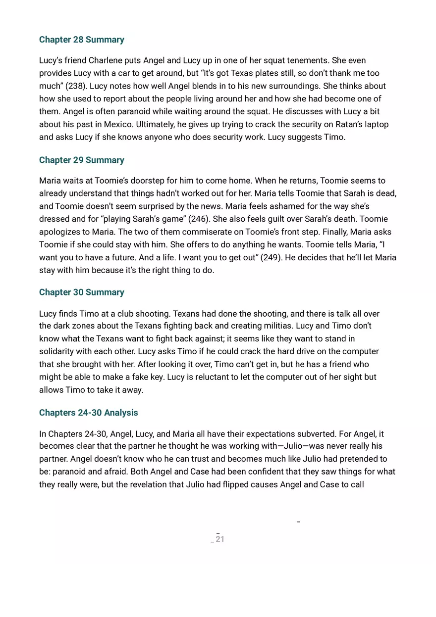 The Water Knife Summary and Analysis Part 2 - Page 8