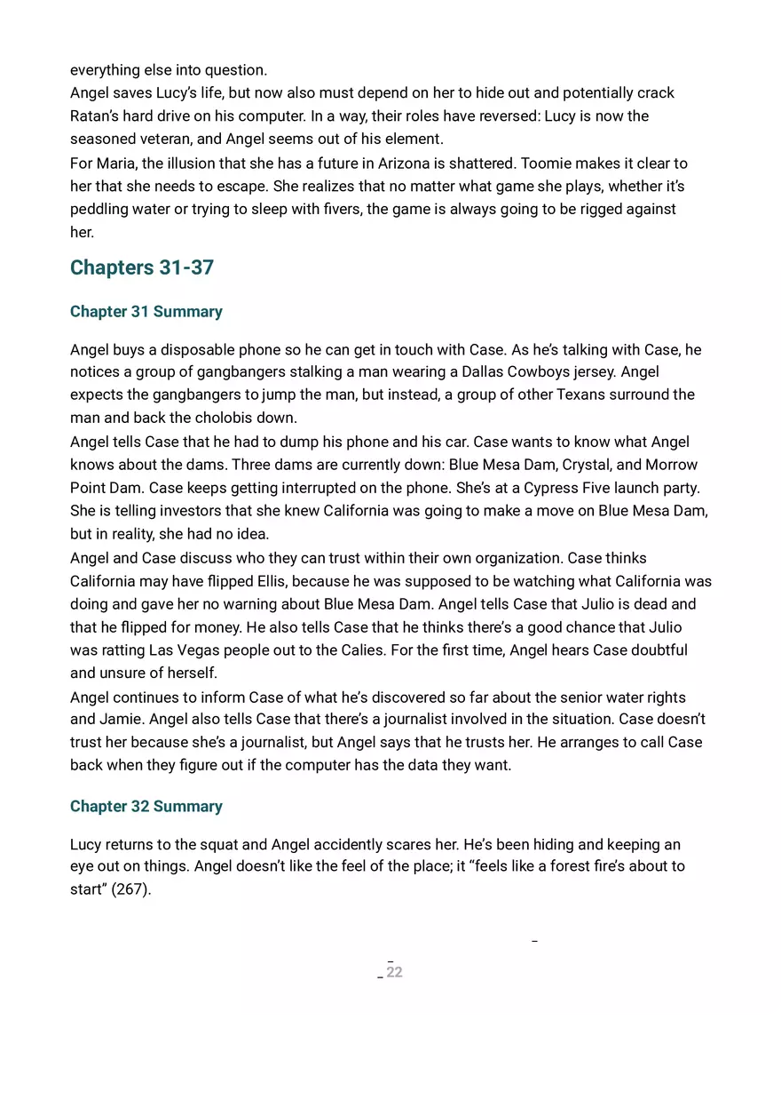 The Water Knife Summary and Analysis Part 2 - Page 9