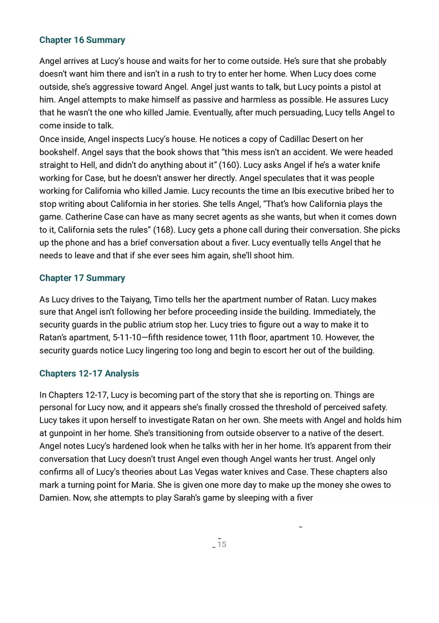 The Water Knife Summary and Analysis Part 2 - Page 2