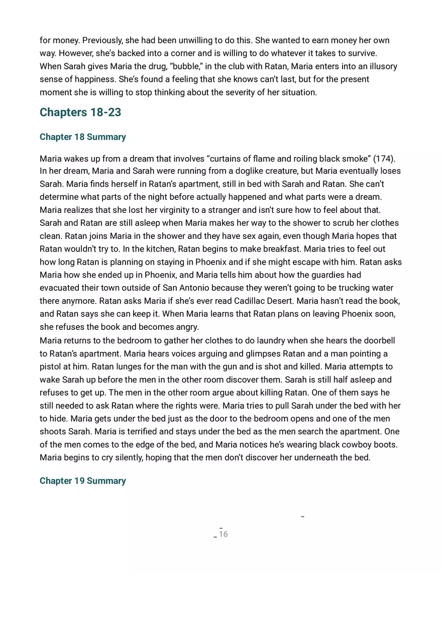 The Water Knife Summary and Analysis Part 2 - Page 3