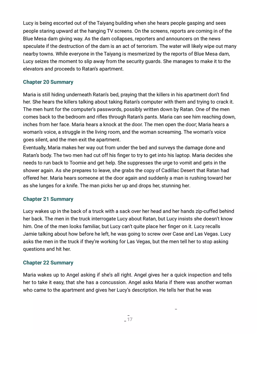 The Water Knife Summary and Analysis Part 2 - Page 4