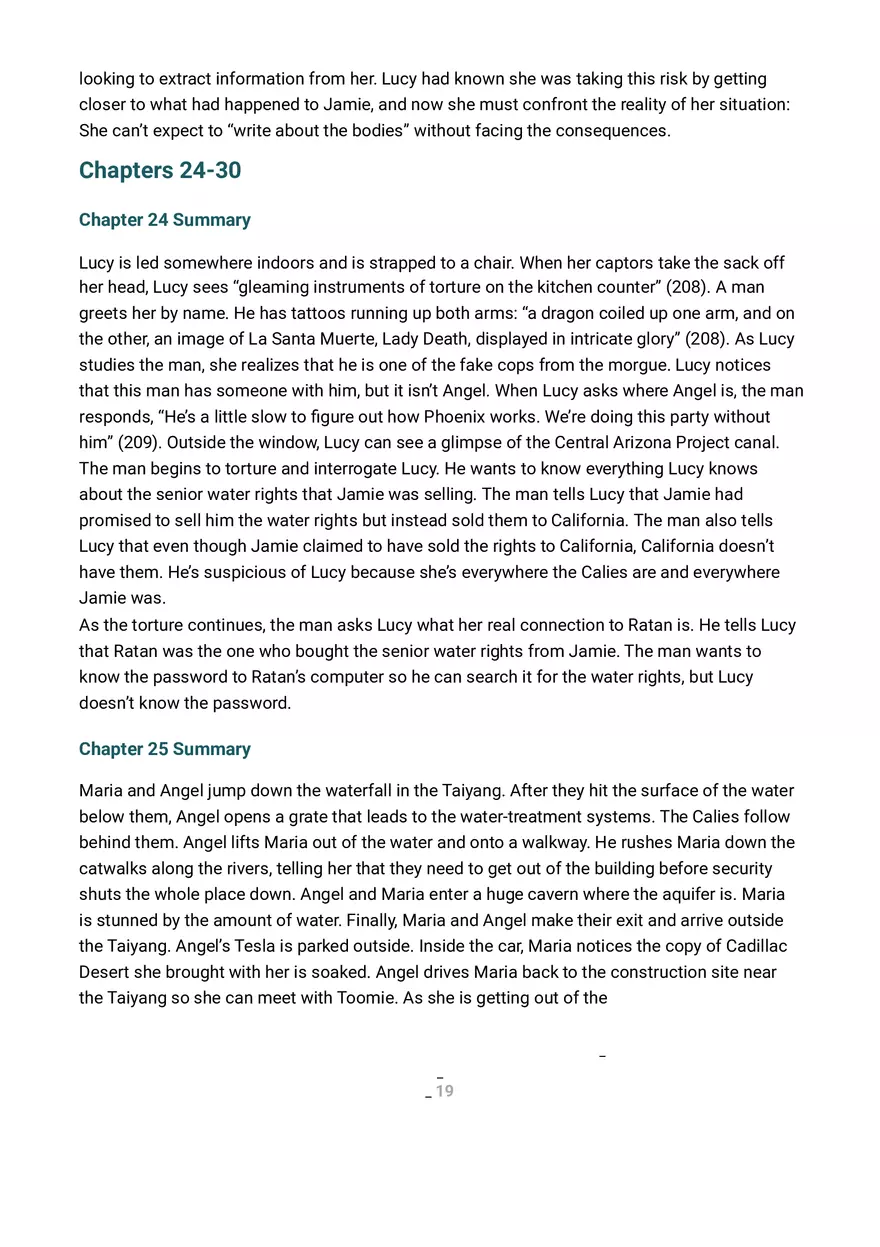The Water Knife Summary and Analysis Part 2 - Page 6