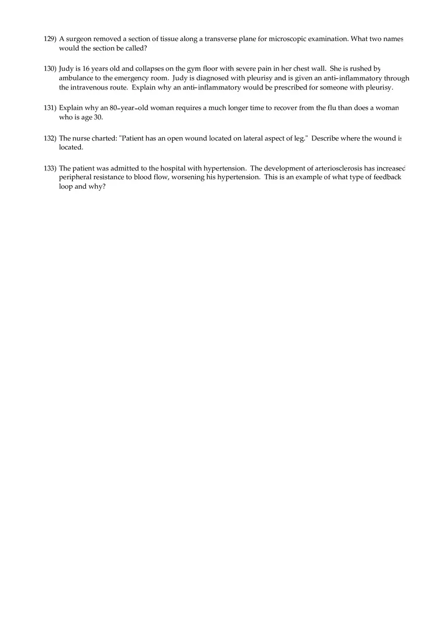 Anatomy Practice Questions - Page 12