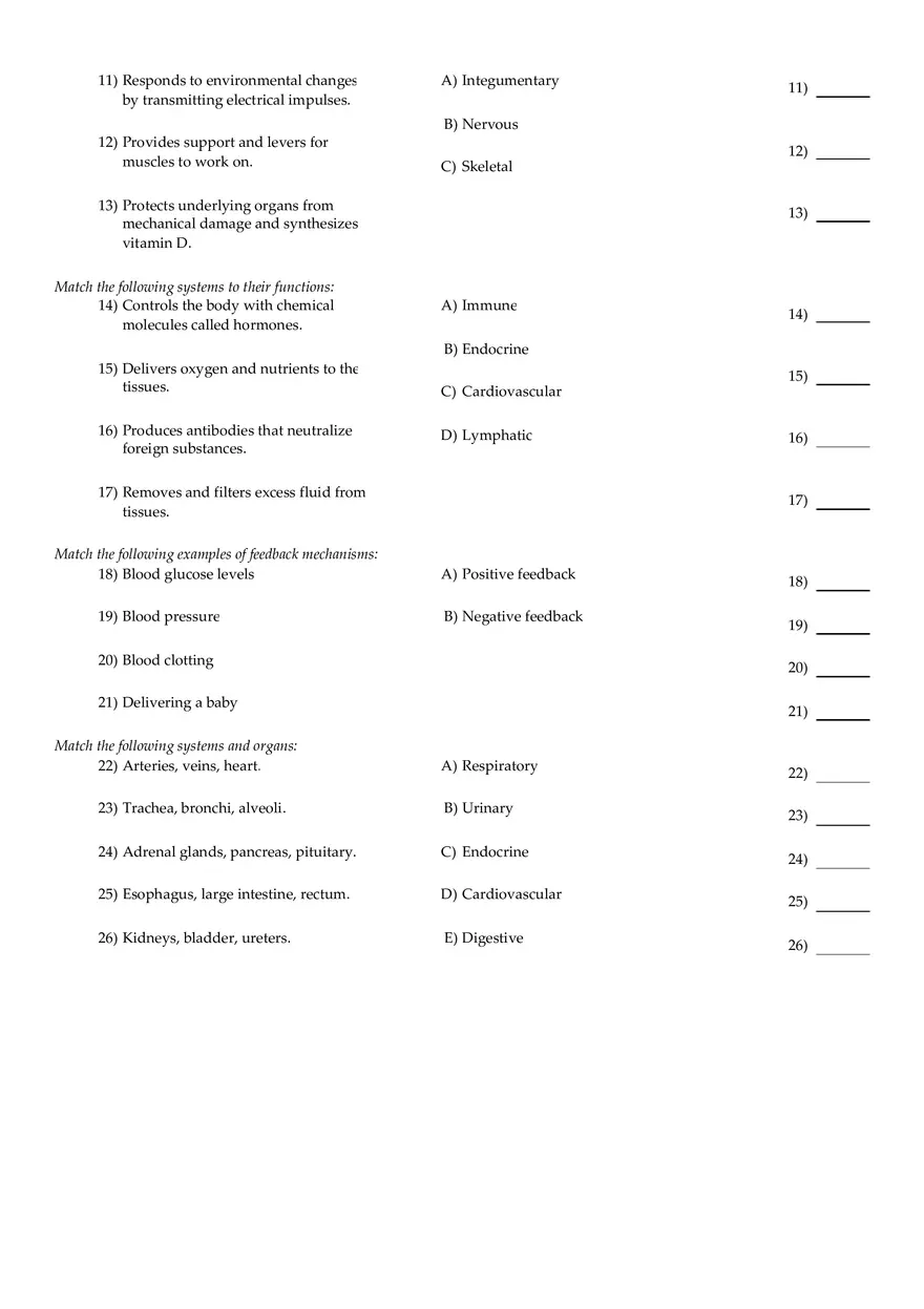 Anatomy Practice Questions - Page 4
