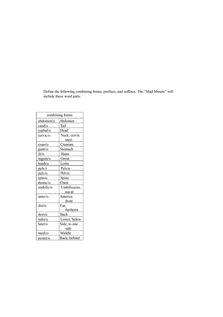 (Body Structure) - Pre-class Assignment - Page 4