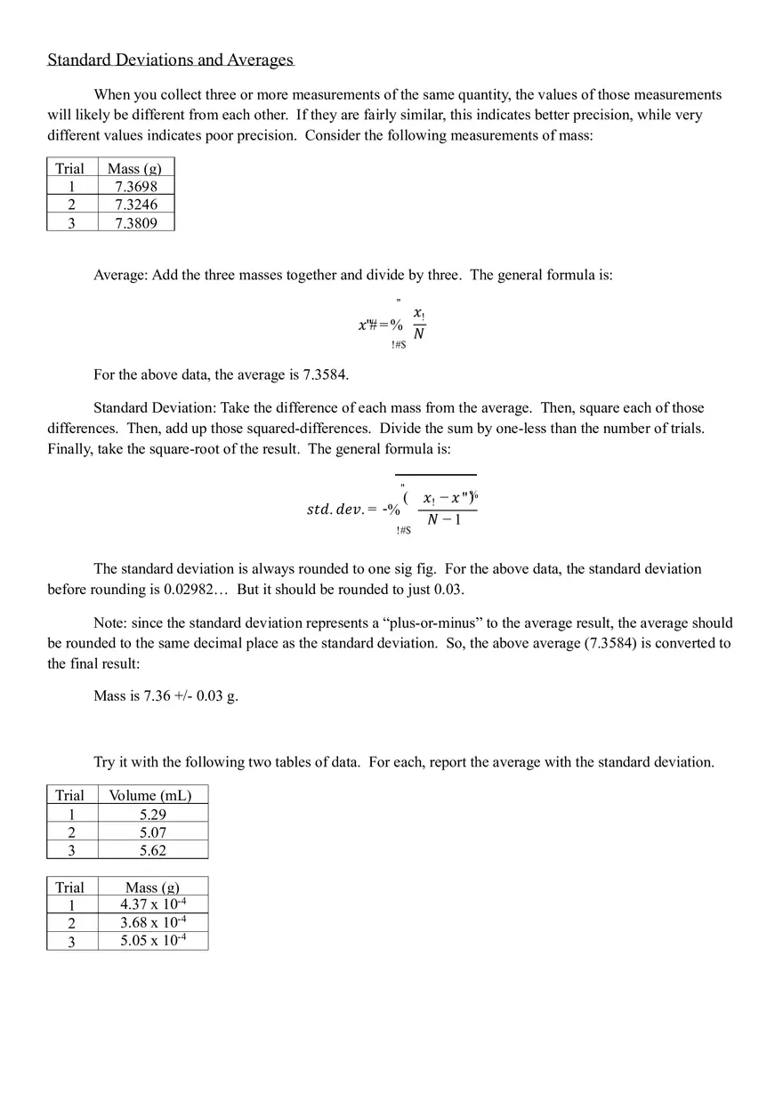How Many In a Value Significant Figures In a Value Worksheet - Page 5