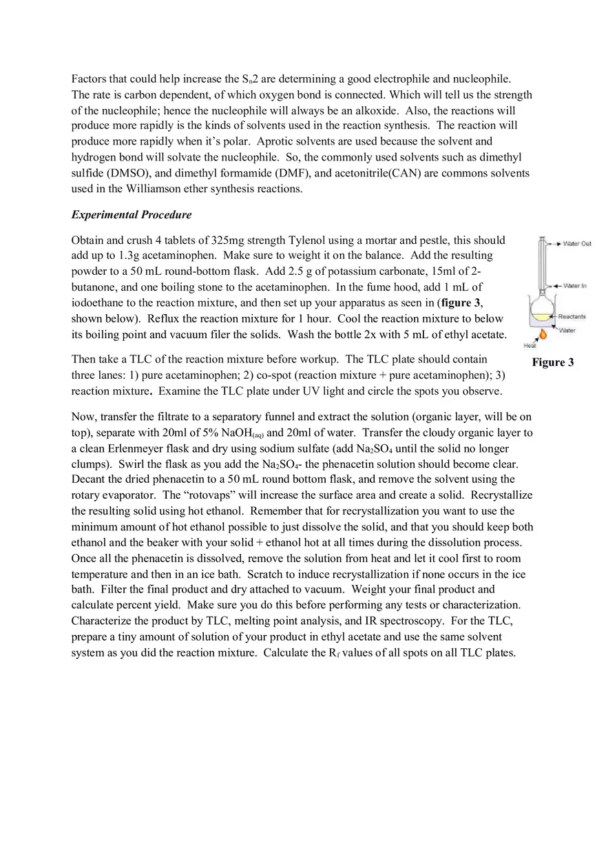 Synthesis Preparation of Phenacetin from Acetaminophen - Page 2