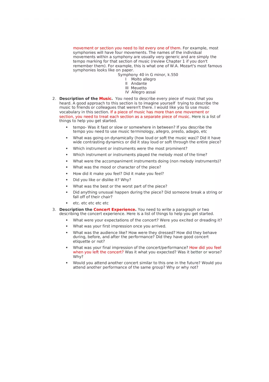Concert Critiques Assignment - Page 3