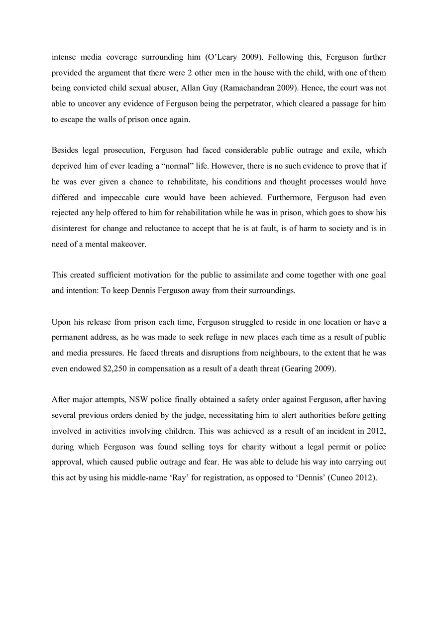 Briefing Document On Dennis Ferguson - Page 4
