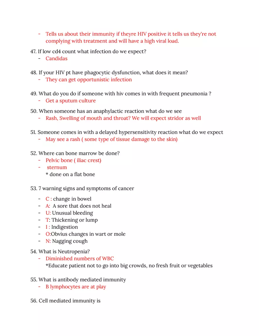 Adult Health I Finals Review - Page 10