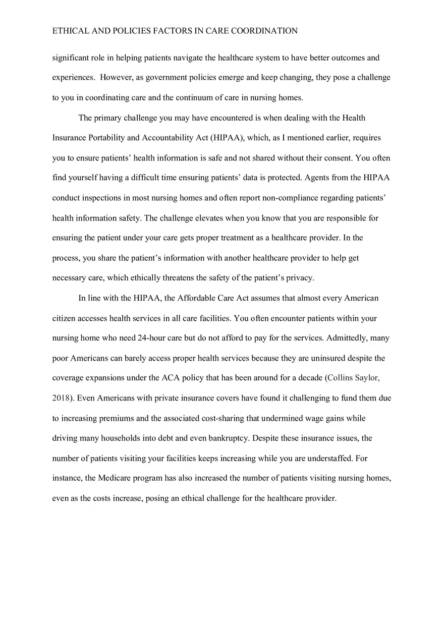 Ethical and Policy Factors in Care Coordination - Page 3