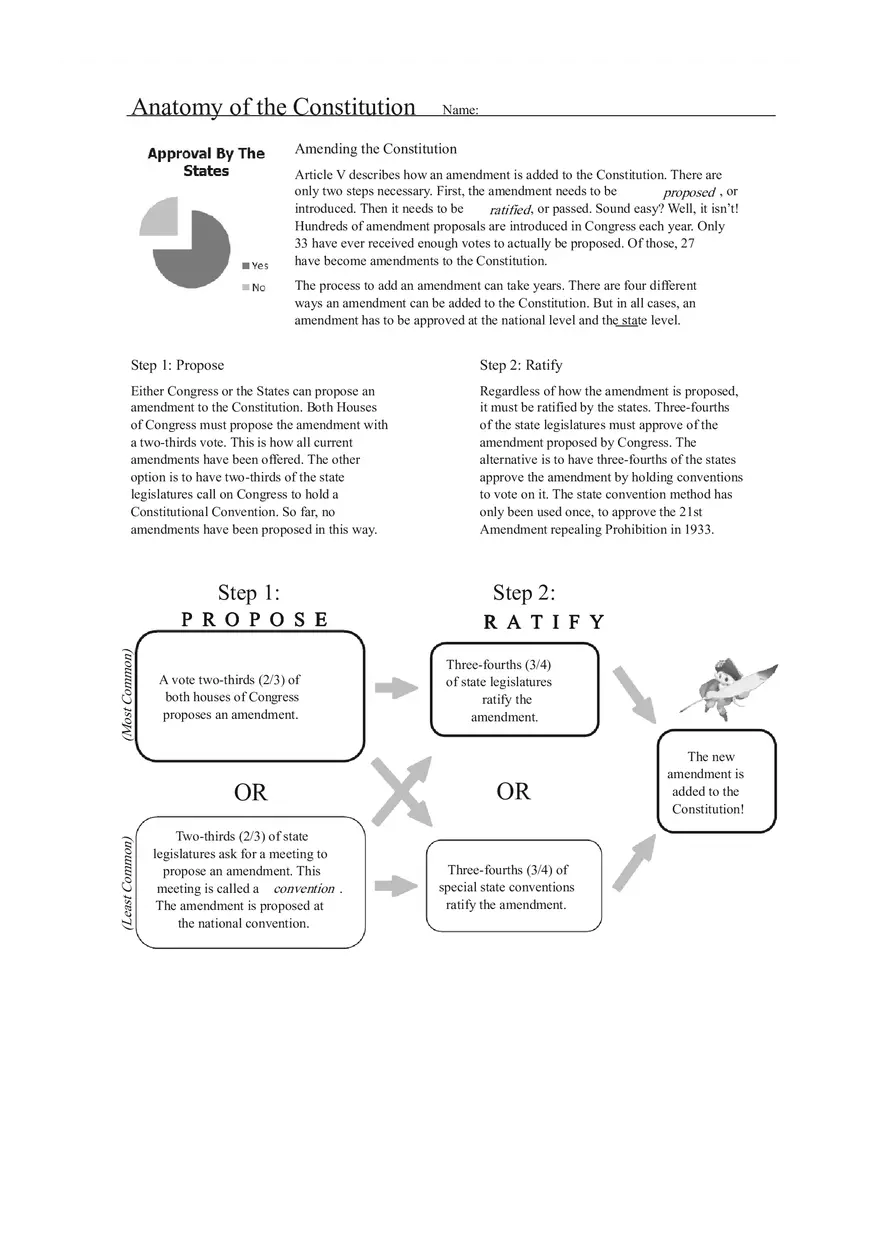 Anatomy of Constitution Answer Key - Page 11