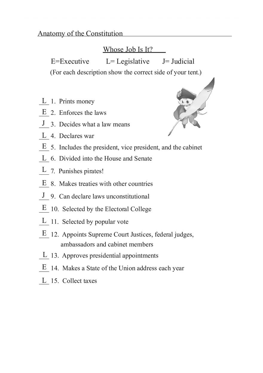 Anatomy of Constitution Answer Key - Page 4