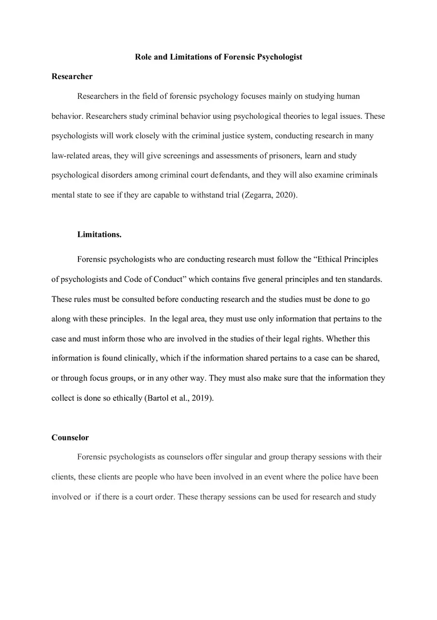Forensic Psychology and Criminology - Page 2