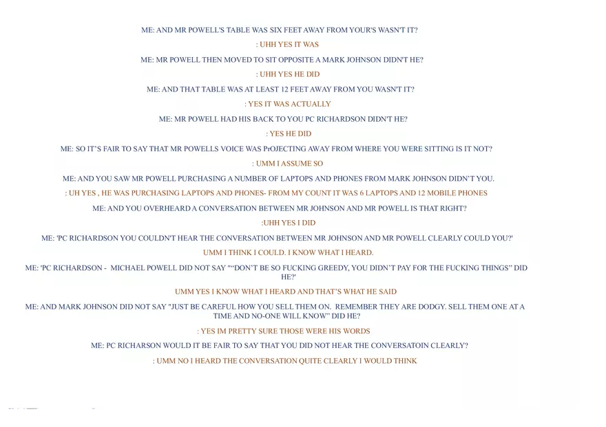 Witness Testimony at the Greyhound Pub - Page 2