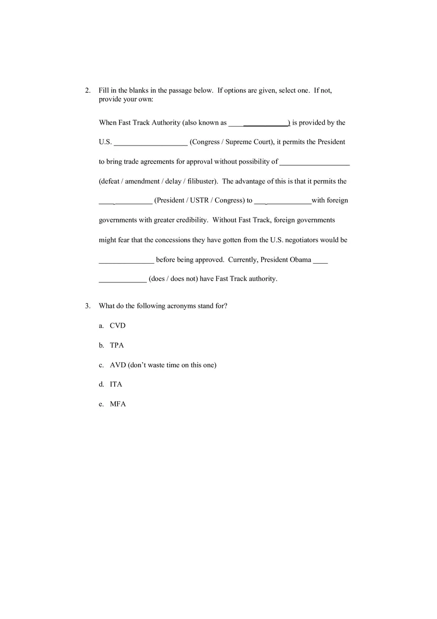 U.S. Trade Policies and Institutions Lecture - Page 5