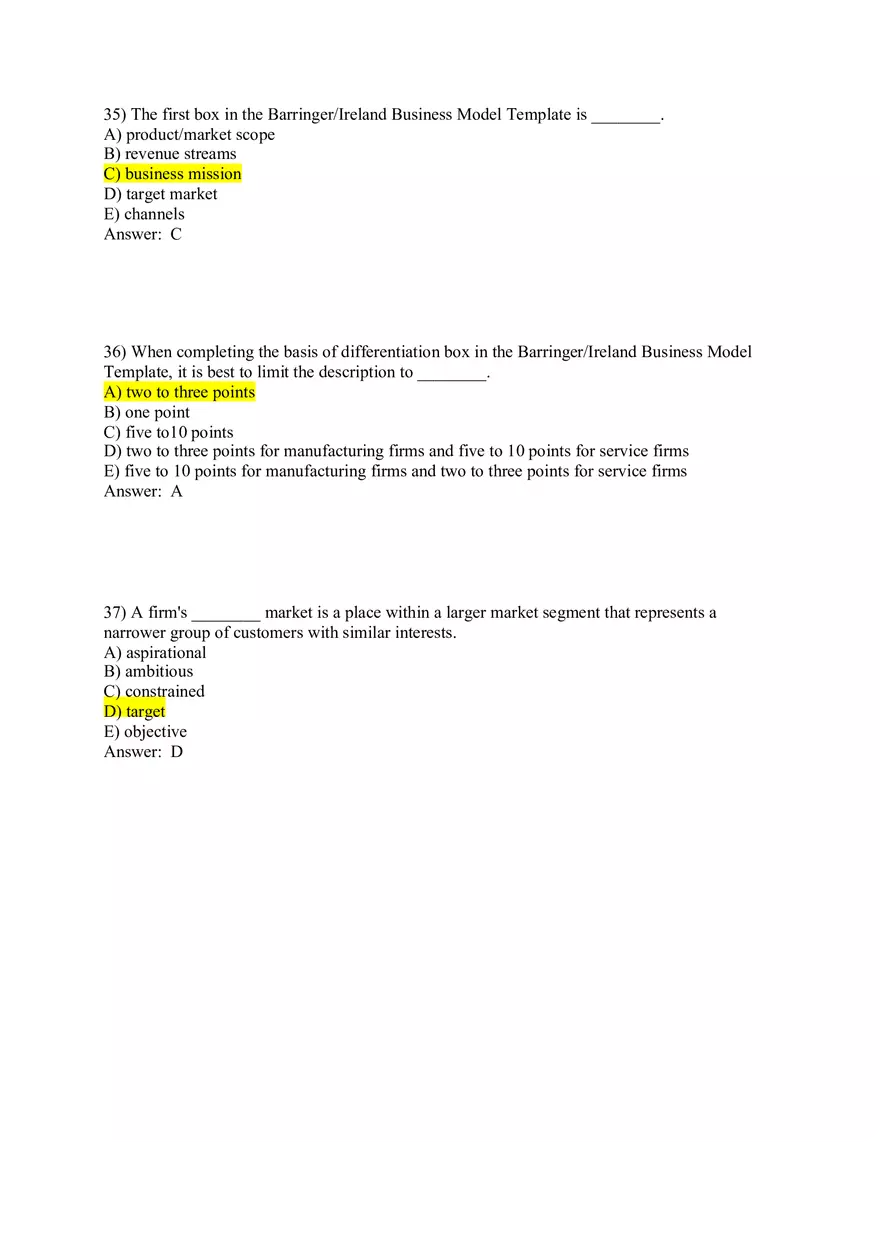 Developing an Effective Business Model Part 2 - Page 1