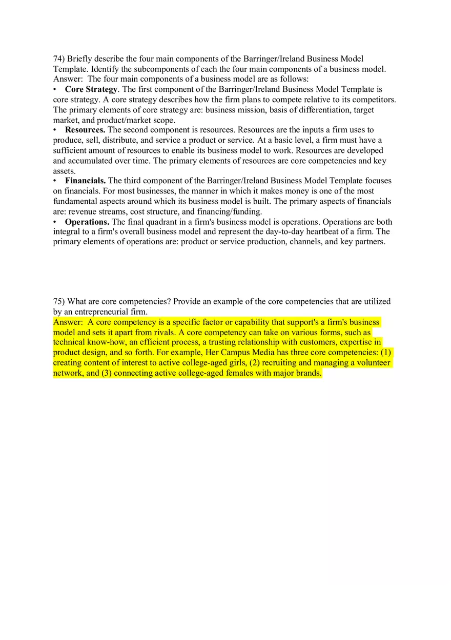 Developing an Effective Business Model Part 2 - Page 4
