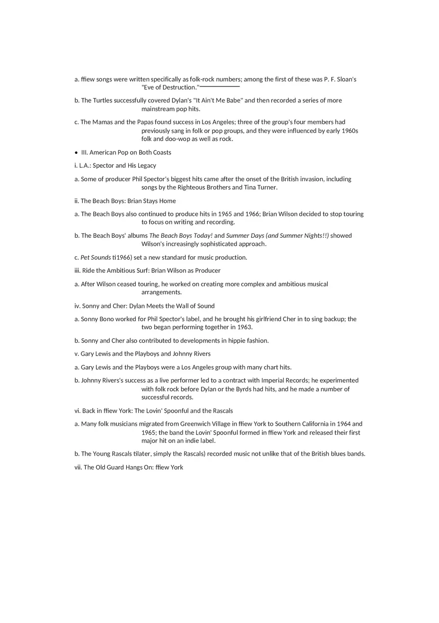 History of Rock and Roll Notes Chapters 4-5 - Page 10