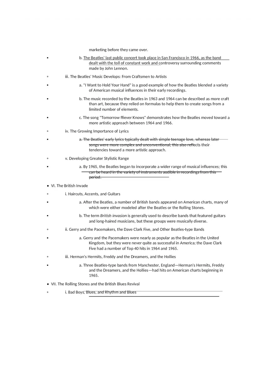 History of Rock and Roll Notes Chapters 4-5 - Page 4