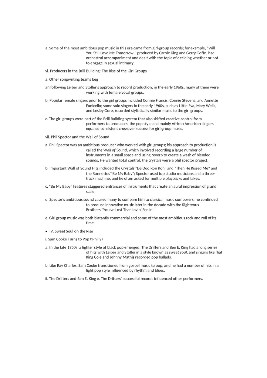 History of Rock and Roll Notes Chapters 2-3 - Page 11