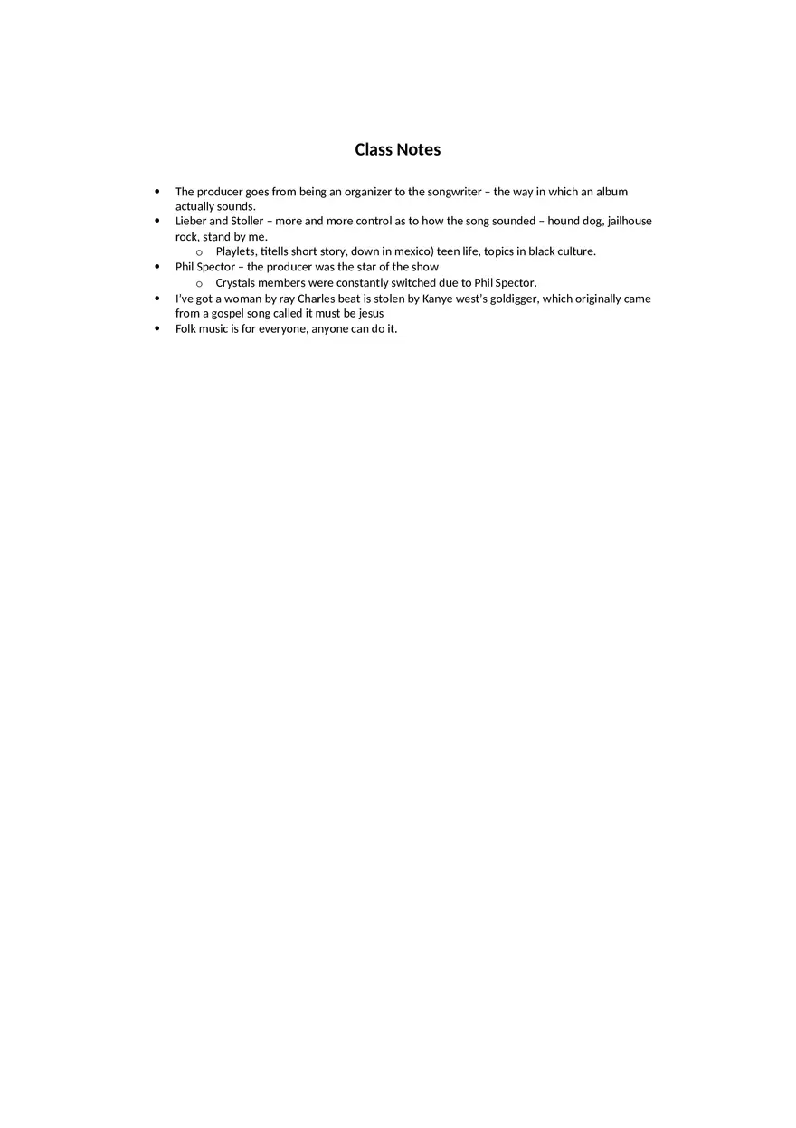History of Rock and Roll Notes Chapters 2-3 - Page 4