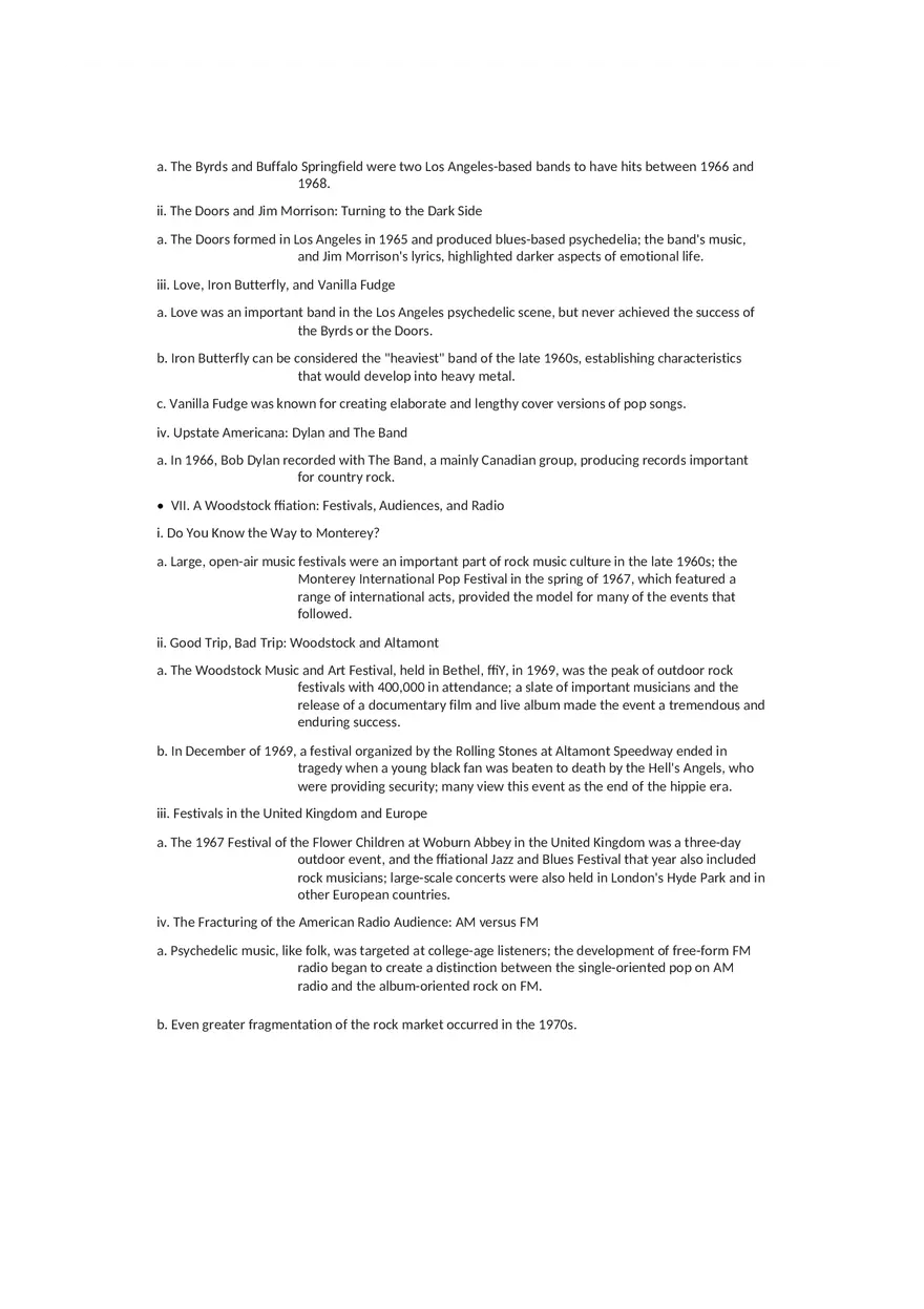 History of Rock and Roll Notes Chapters 6-7 - Page 9