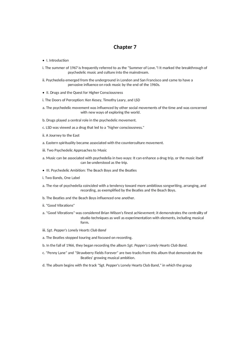 History of Rock and Roll Notes Chapters 6-7 - Page 5
