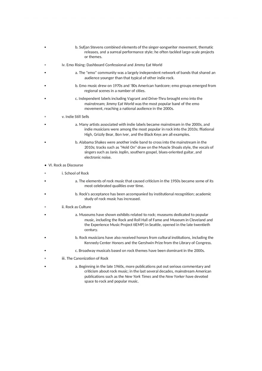 History of Rock and Roll Notes Chapters 12-15 - Page 8